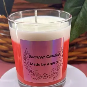 Ania O Scented Candles - Handcrafted Fragrance in Glass Jar - Perfect for Home Decor & Relaxation - Made by Ania O