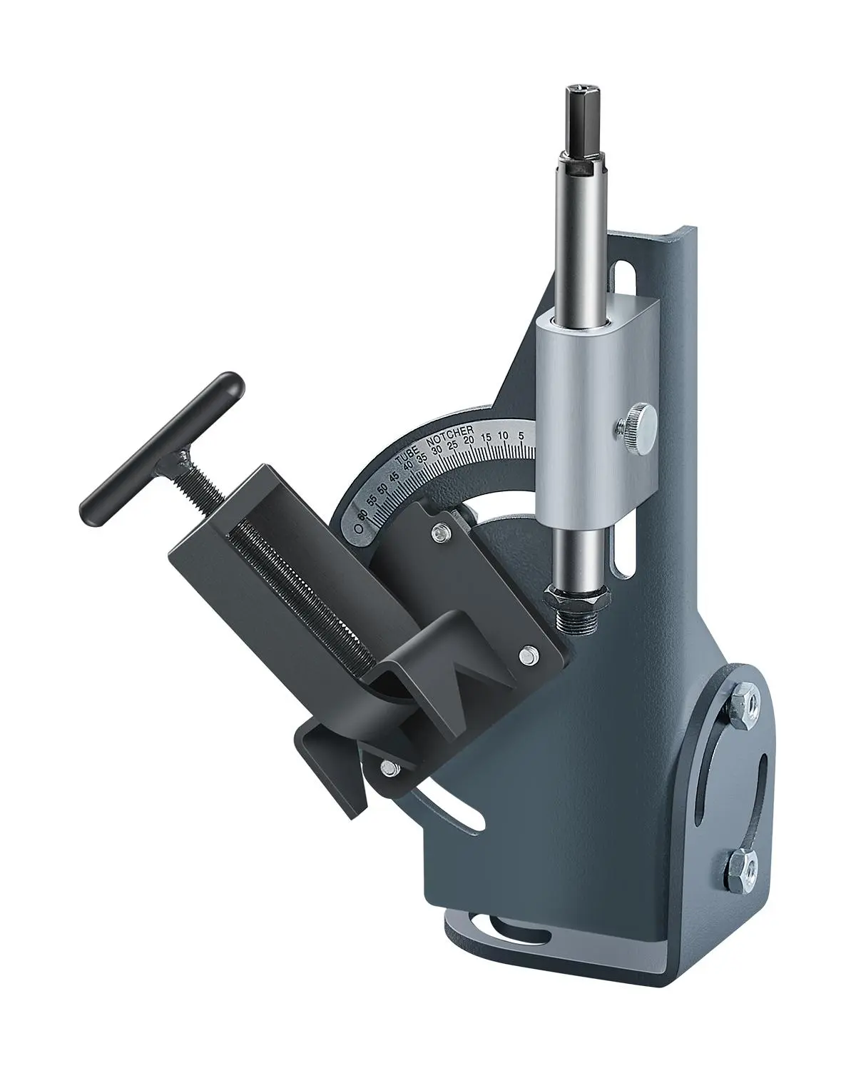 【Summerfinds】VEVOR Pipe Notcher Notch Cutter, 1/2-2 in Tubing Notcher with 0-60° Easy Angle Adjustment & Adjustable Scale, Pipe Fitting Tool for Home Improvements DIY, Metal/PVC/Wood Use, Pipe Fitting Tools