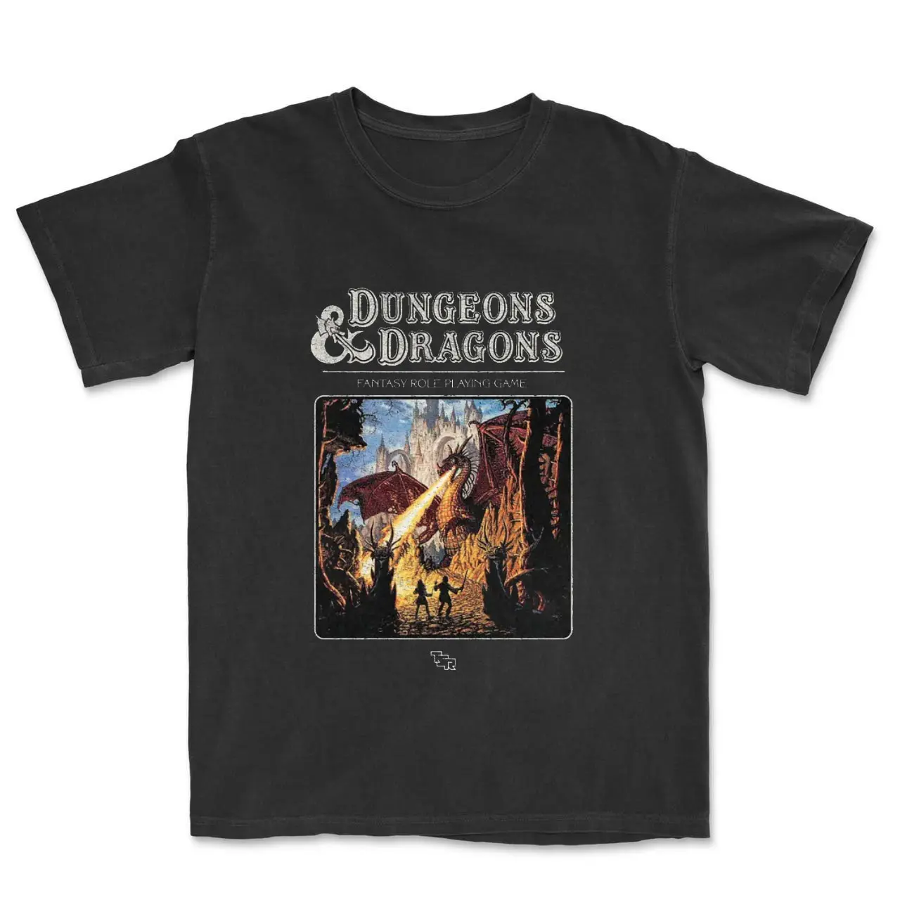 Dungeon And Dragon Encounter Graphic Tee, Dungeons & Dragons Merch, Fantasy Role-Playing Game Shirt, Y2k, Graphic Tee, Gift T-shirt, Dnd Tee, Unisex Cotton Top Menswear Womenwear Streetwear Cotton Comfort Shortsleeve Casual