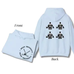 Briar University Embroidered Sweatshirt and Hoodie, Off Campus Series Merch, Hockey Romance Shirt