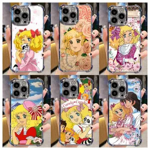 Candy Candy Retro Anime Clear Phone Case - 80s Nostalgia Phone Case For iPhone 17 16 15 14 13 12 11 PRO MAX AIR PLUS Phone Case