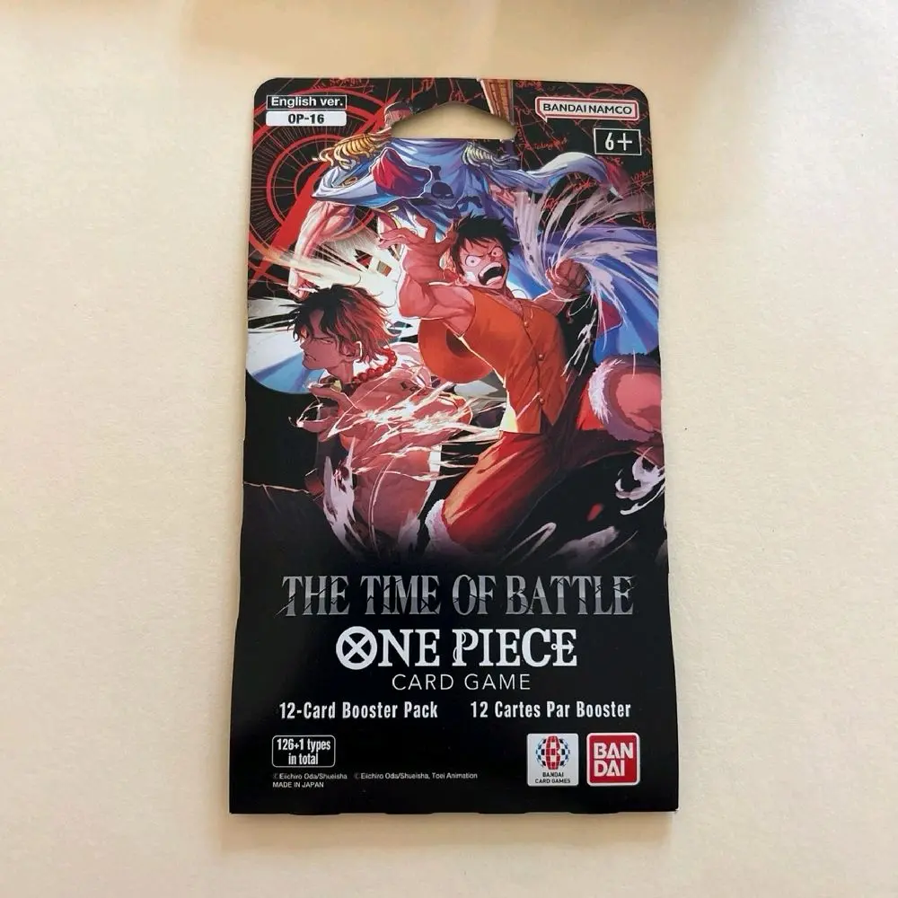 OP16 Sleeved Booster Pack - Authentic Collectible Trading Cards, Artistic Photo Print Non-Sports Trading Card Pack