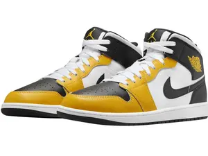 Nike Air Jordan 1 Mid Yellow Ochre DQ8426-701 Men's Shoes NEW
