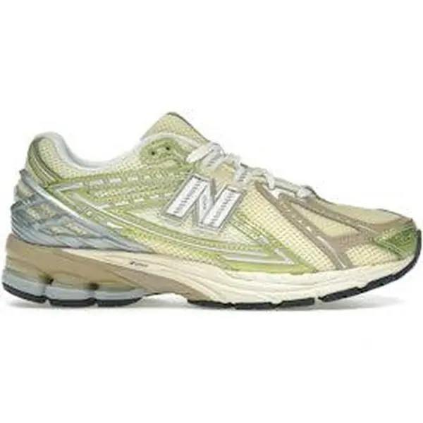 New Balance 1906R Yellow Parchment Sneakers Unisex Low Top Athletic Running Shoes Lightweight Cushioned Footwear Breathable Mesh Upper Lace-Up Design Responsive Comfort Durable Rubber Sole Retro Lifestyle Streetwear Fashion Everyday Sneakers
