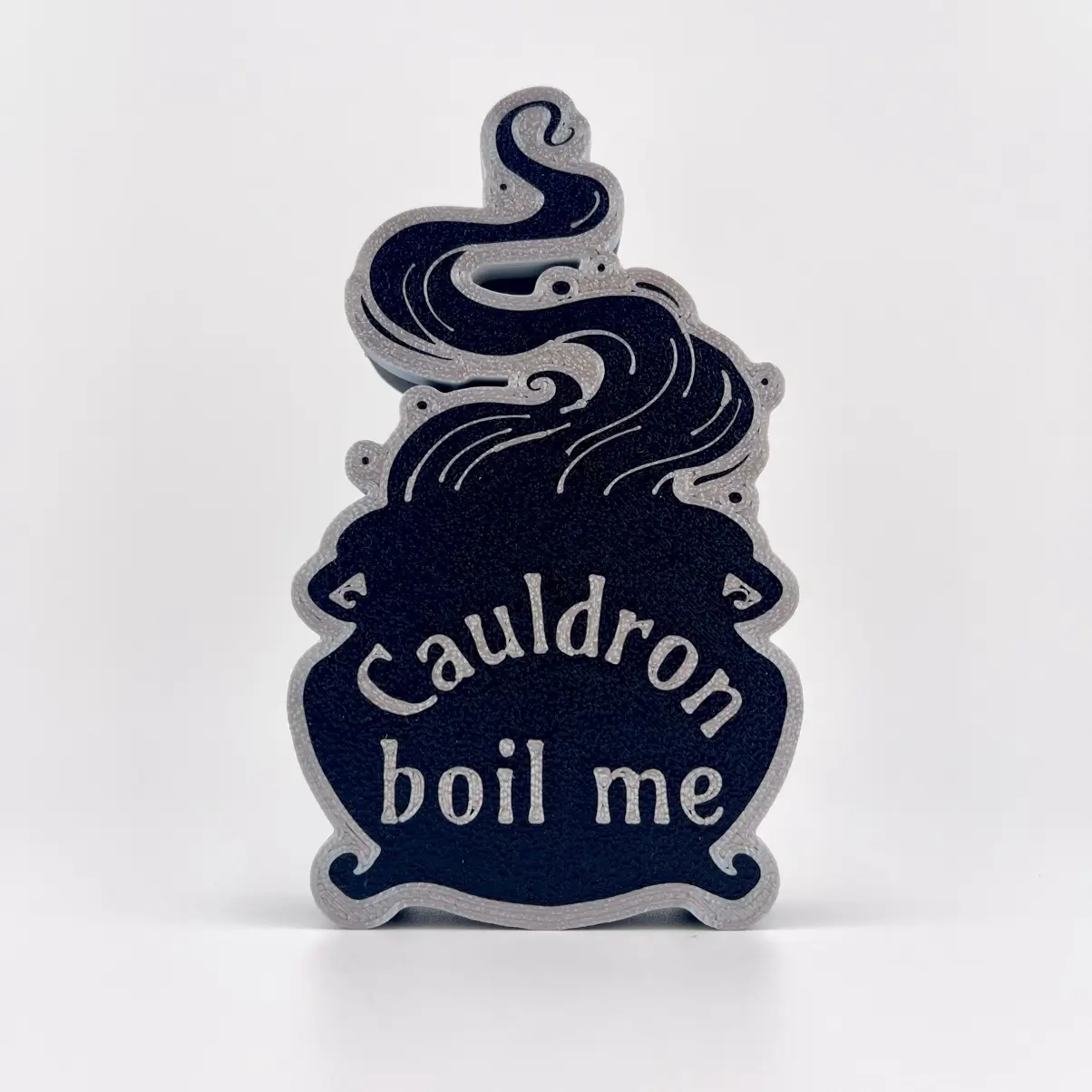 Cauldron Boil Me Bookshelf Decor Sign - ACOTAR 3D Printed Bookshelf Desk Bookcase for Office, Bedroom & Library Decor