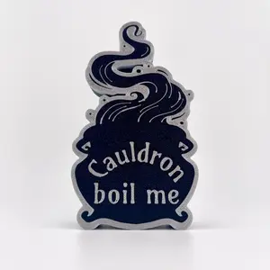 Cauldron Boil Me Bookshelf Decor Sign - ACOTAR 3D Printed Bookshelf Desk Bookcase for Office, Bedroom & Library Decor