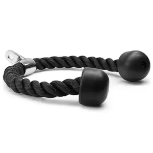 Long Tricep rope, Rope Pull Down Attachment 47 /55 /63 Inch Length long, Tricep Rope Cable Attachment, Tricep Pull Down Rope for Home Gym Pulley System, Cable Machine Attachment Tricep Rope