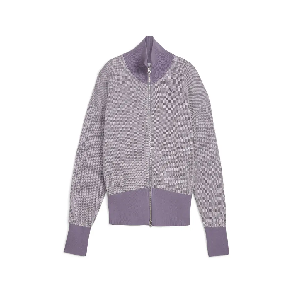 PUMA Womens Yona Cardigan Casual - Purple