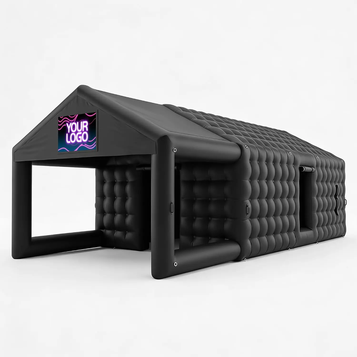 AKSPORT Inflatable Nightclub - Inflatable Party Tent for Adults with 2 Side Doors– Ideal for Music Festivals, Weddings, Raves, Corporate Events (Includes Blower & Repair Kit)