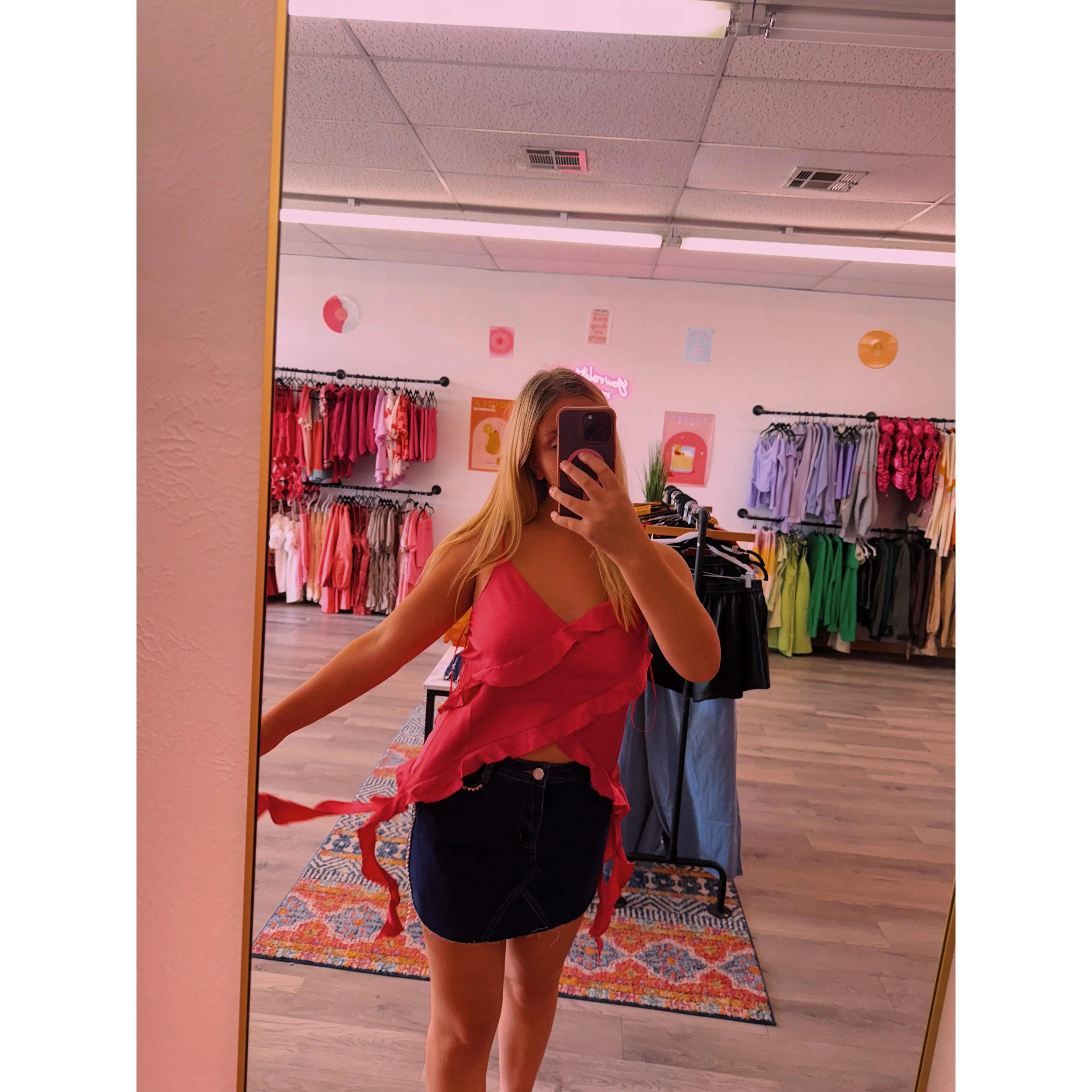 Pink fairy top