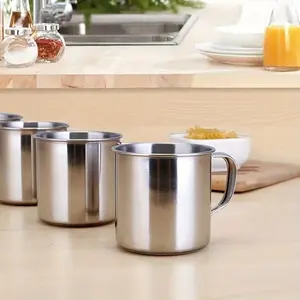 Stainless Steel Mug for Hot and Cold Drinks, Portable and Durable Outdoor Water Cup, Suitable for Camping and Picnics, Travel Coffee Mug