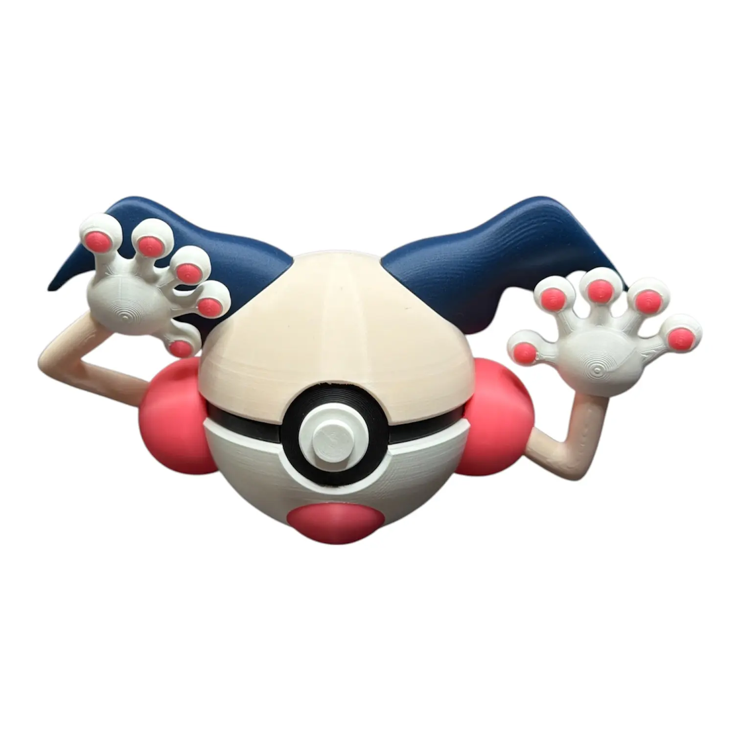 Mr. Mime - Inspired 3D Printed Poke Ball Collectible