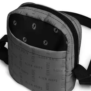 Alien Hoops Cross-Body Bag (Gray/Black)