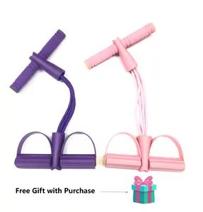 Multi-Functional Pedal Resistance Band Trainer – Portable Foot Pedal Fitness Equipment,Abdominal Training, Sit-ups, Yoga, Rehabilitation Training