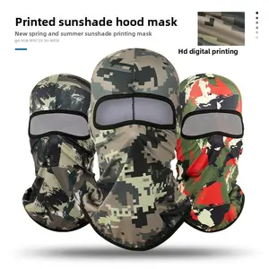 Outdoor four seasons cycling sports mask camouflage headscarf cycling headgear liner mask hat