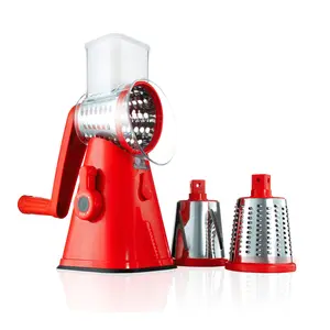 NutriSlicer Rotary Grater with 3- Interchangeable Blades