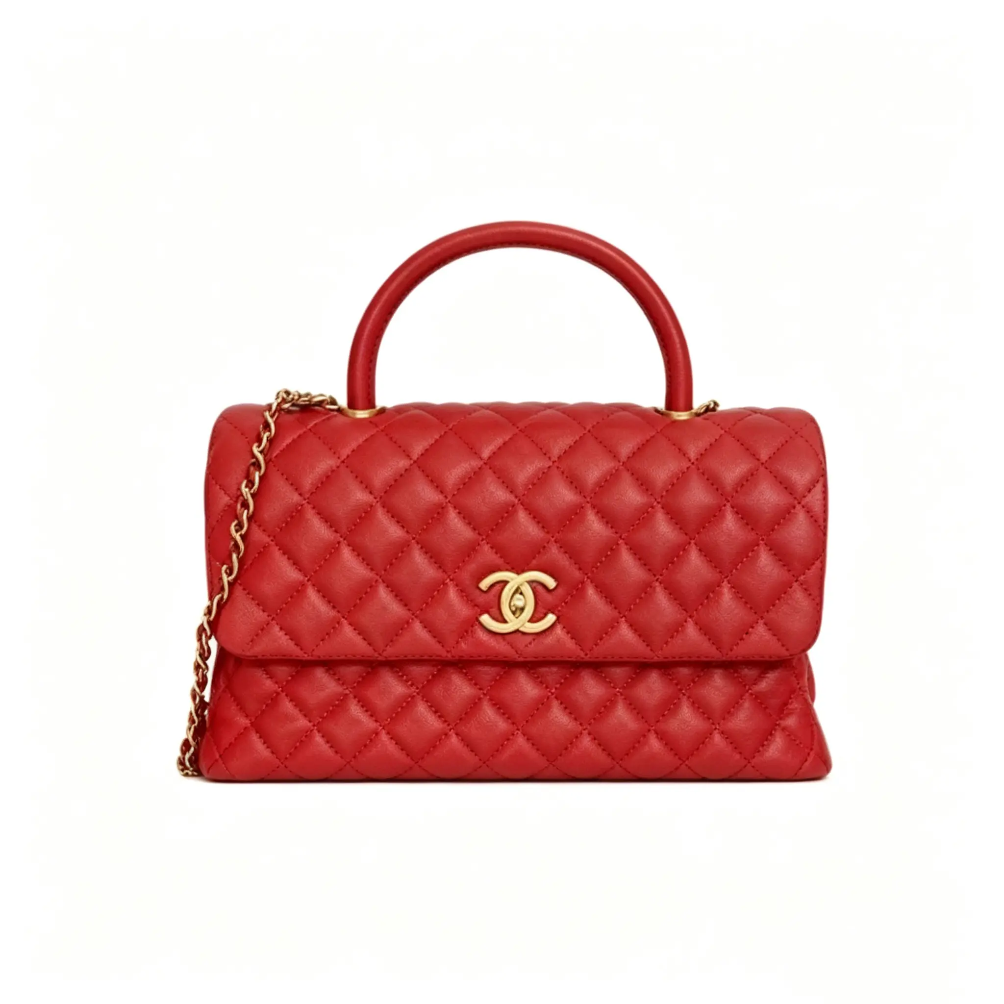 Pre-owned CHANEL . Shoulder Bags Coco Handle Medium Flap Bag