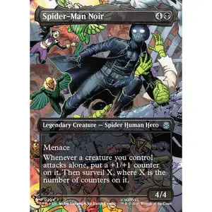 Spider-Man Noir (204) - [Foil, Borderless] Marvel's Spider-Man (SPM)