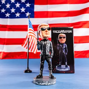 Proud Patriots Trumpinator Bobblehead - Donald Trump Best Selling Collectible for Trump Supporters and Patriotic Americans