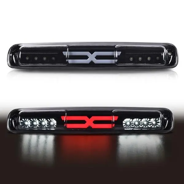 Fit For 1999-2007 Silverado/Sierra Third 3rd Brake Light Cargo Lamp Black/Smoked