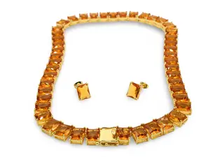 Amber Night Set  - High-Quality Craftsmanship, Beautiful Amber Color, Perfect for Elegant Outfits