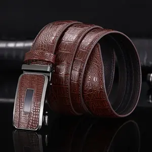 Men'sGenuineLeatherBelt,AutomaticBuckleBelt,FashionJeansAccessory