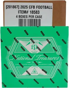 2025 Panini National Treasures Collegiate Football Hobby Box or Case