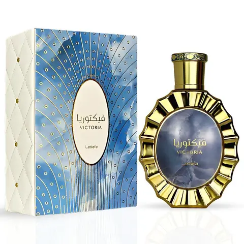 LATTAFA Victoria Eau de Parfum Spray 100ML (3.4 OZ) | A Playful Fusion Of Zesty Lemon, Soft Neroli & Vanilla For A Sweet Aroma.
