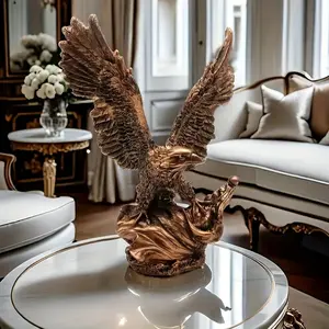 1pc Modern Resin Eagle Decoration, Home/Living Room/Study Sculpture Decoration, The Best Gift for Room Decoration, Nordic Modern Eagle Home Sculpture Resin Decoration, Add Elegance to Your Home.Ornaments Statue Figurine