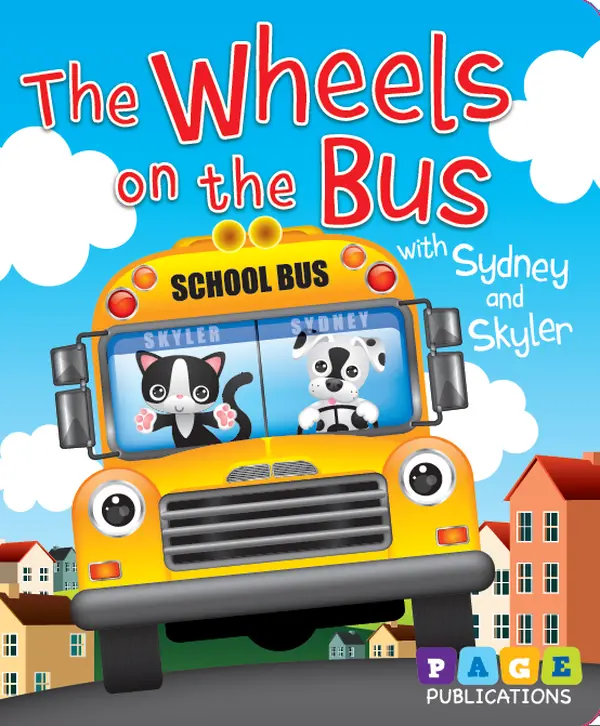 The Wheels On The Bus Board Book - School Bus-Themed Engaging Stories for Parent-Child Bonding, Kids Books, Toddler Gifts