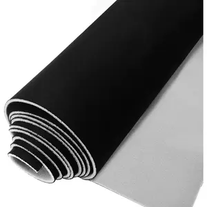 Suede Headliner Fabric with Foam Backing Material - Automotive/Home -Suede Headliner Flame Retardant Fabric for Car Replacement/Repair/DIY (Black 85X60 Inch)