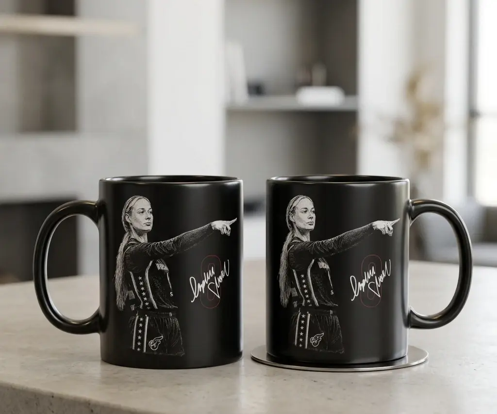 Ceramic Sophie Cunningham Pointing Mug, Kitchen Drinkware