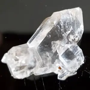 Herkimer Diamond 1x.5" 4g - Real Double-Terminated Quartz Crystal from New York, Not from Pakistan, Crystals from Dolomite Outcrops raw rock jewelry crystal ornament Natural Rough