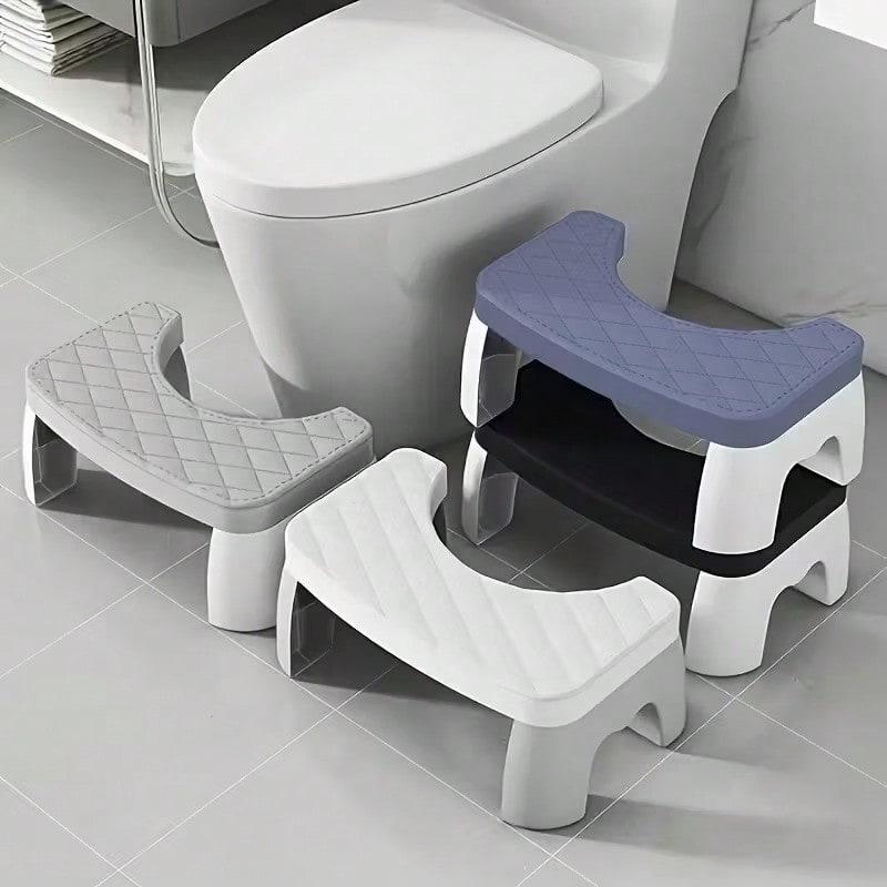TAIMASI Portable Adult Toilet Footstool - Anti-Slip Waterproof Footstool With 35° Ergonomic Design, Durable Plastic Bathroom Aid Step Stool For Elderly & Mobility-Limited Users, Toilet Accessories, Userfriendly Design