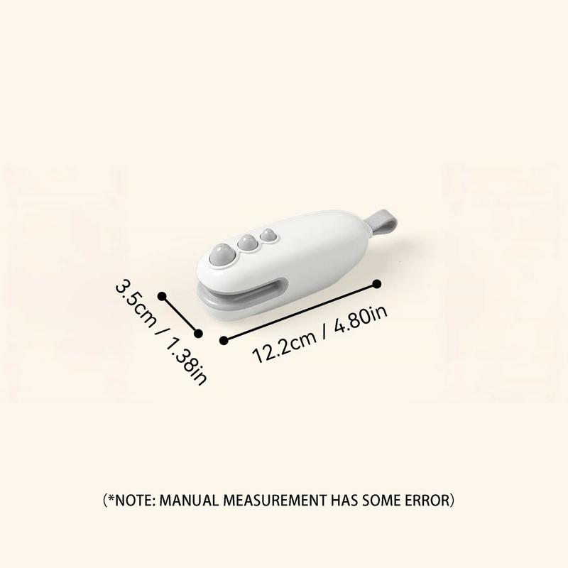 Mini snack bag sealing machine,USB rechargeable chip knife, plastic bag resealing machine, keep food fresh food storage sealer