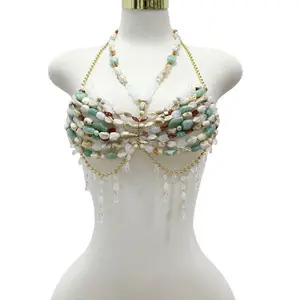Celestial Tide Beaded Bra