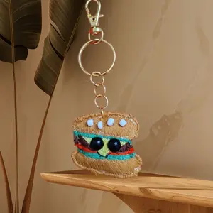 Pocket Critter Benny Burgs - Adorable Keychain with Colorful Design and Unique Features
