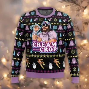 The Cream Of The Crop Ugly Christmas Sweater, Funny Christmas Ugly Sweater Full Size S-6XL