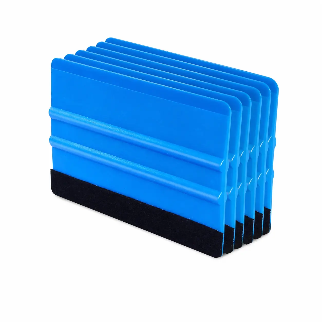 LARGE VINYL DECAL APPLICATION SQUEEGEE WITH SOFT FELT EDGE APPLICATOR CARD