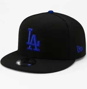 New Era Style MLB Baseball Hat – NY Yankees LA Dodgers Snapback Fitted Cap, Flat Brim High Crown Streetwear Fashion, Premium Embroidered Logo, Adjustable Unisex Urban Hip Hop Look