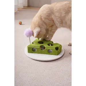 Cat hole-digging toys, self-entertainment and stress-relieving gadgets, cat sticks, pet educational felt, bell balls, and cat energy consumption