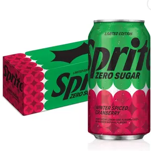 Sprite Limited Edition Winter Spiced Cranberry Zero Sugar Soda 12 oz Cans