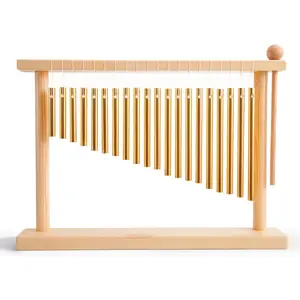 20 Note Chime Wind Chime 20 Bars Instrument Percussion with Mallet ()