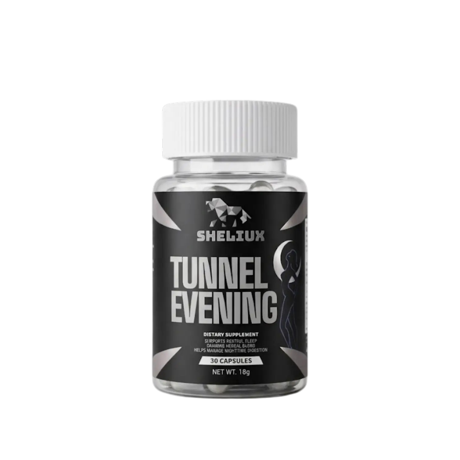 Sheliux - Tunnel Evening Fitness Supplement - 30 caps - Health Supplements