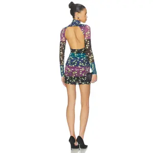 AFRM Lavinia Dress in Floral Stripe