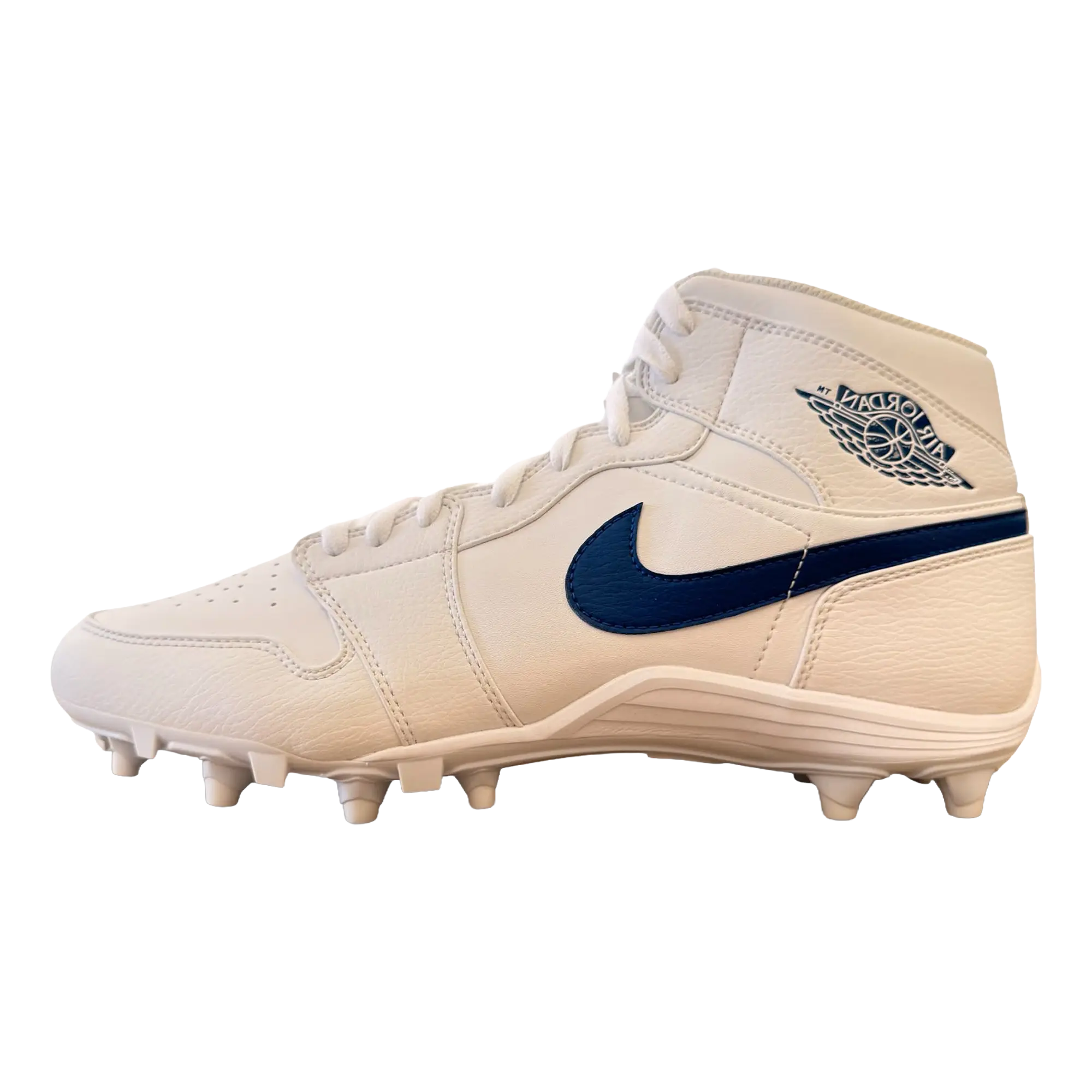 Jordan 1 Mid Molded Cleats TD "White / Blue" SU19 MNLDSP 064 935344