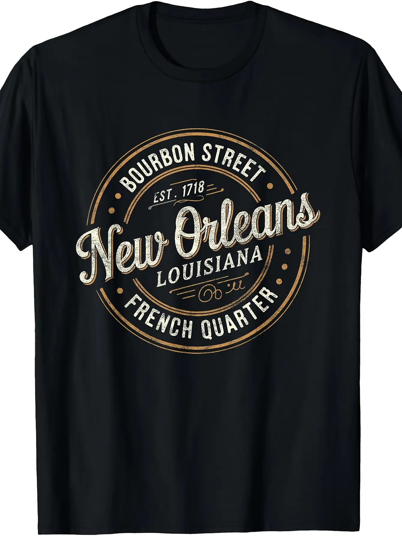 Mardi Gras New Orleans Louisiana Bourbon Street So unisex soft cotton short sleeve t shirt, vintage graphic casual tee for men women teens, perfect birthday holiday gift for camping travel gym daily street  wear