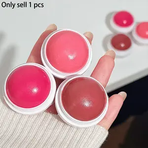 Tumbler Dual-Use Lip & Cheek Balm,with a creamy texture that creates a natural glow, suitable for all skin tones to achieve buildable makeup effects.