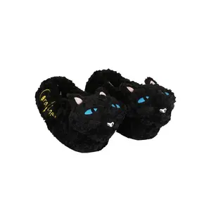 Adult Coraline Cat Slippers