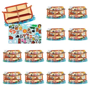 16 1/2" x 10 1/2" Religious Giant Noah﻿’s Ark Sticker Scenes - 12 Pc.